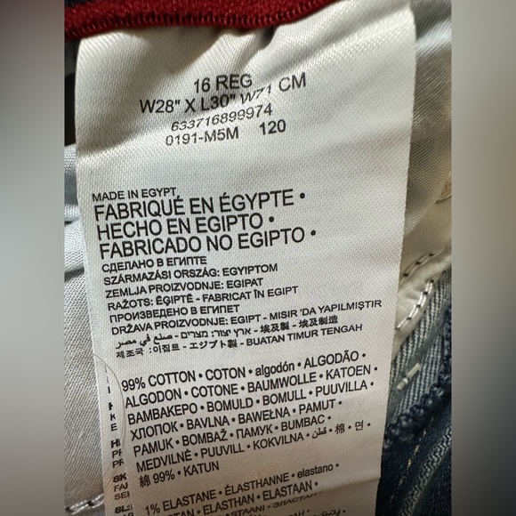 NWT Levi’s Jeans 511 Slim, Men’s 28x30 - Picture 11 of 11